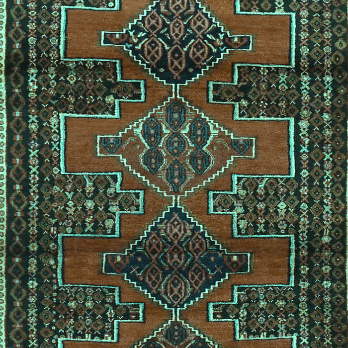 Persian Turquoise Traditional Rug, tr4229turq