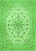 Medallion Green Traditional Rug, tr422grn