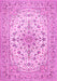 Medallion Pink Traditional Rug, tr422pnk