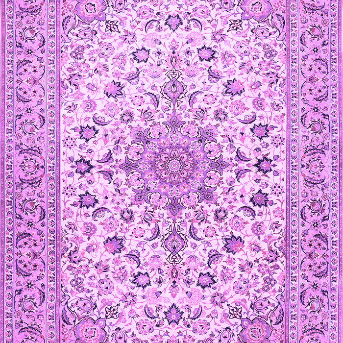Medallion Purple Traditional Rug, tr422pur
