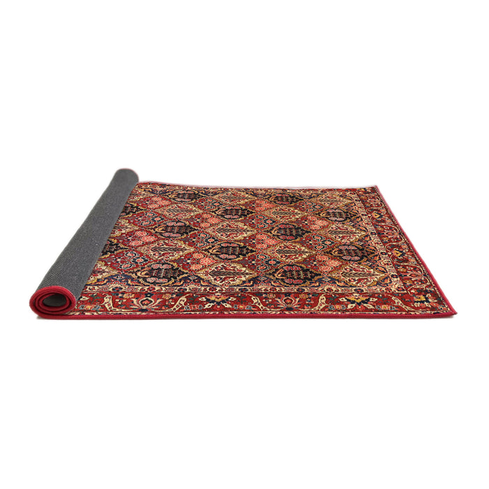 Sideview of Traditional Red Persian Rug, tr423