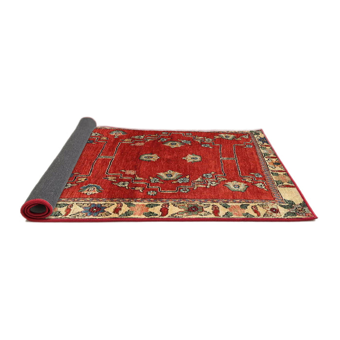 Sideview of Traditional Red Persian Rug, tr4230