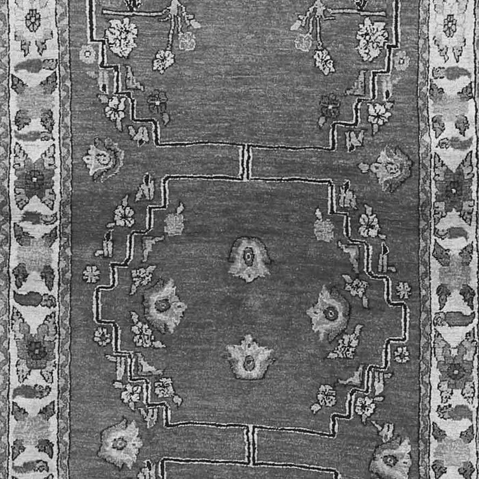 Serging Thickness of Machine Washable Persian Gray Traditional Rug, wshtr4230gry