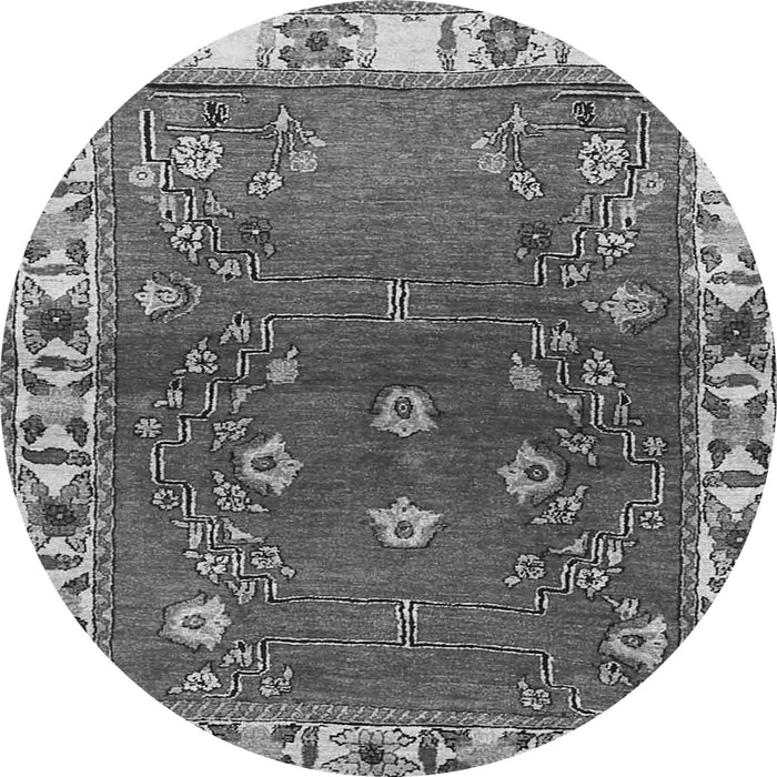 Machine Washable Persian Gray Traditional Rug, wshtr4230gry