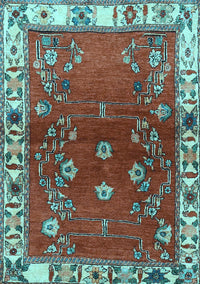 Persian Light Blue Traditional Rug, tr4230lblu