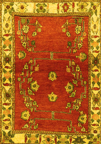 Persian Yellow Traditional Rug, tr4230yw