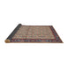 Sideview of Traditional Reddish Brown Persian Rug, tr4231