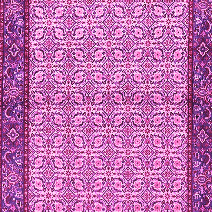 Machine Washable Persian Pink Traditional Rug, wshtr4231pnk