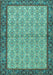 Persian Turquoise Traditional Rug, tr4231turq