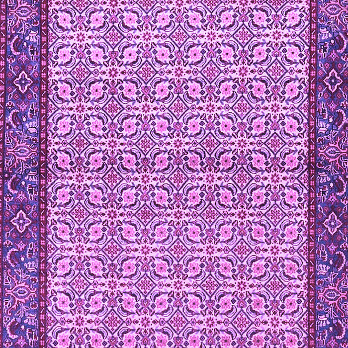 Machine Washable Persian Purple Traditional Area Rugs, wshtr4231pur