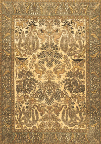 Animal Brown Traditional Rug, tr4232brn