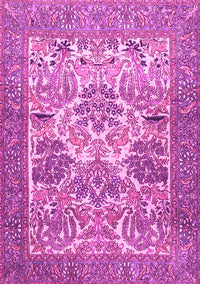 Animal Pink Traditional Rug, tr4232pnk