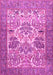 Animal Pink Traditional Rug, tr4232pnk