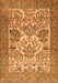 Animal Orange Traditional Rug, tr4232org