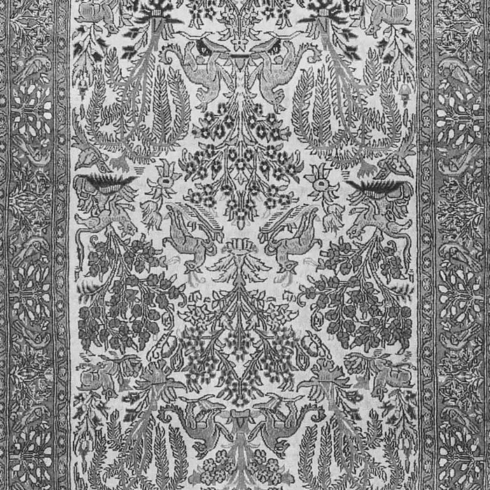 Animal Gray Traditional Rug, tr4232gry