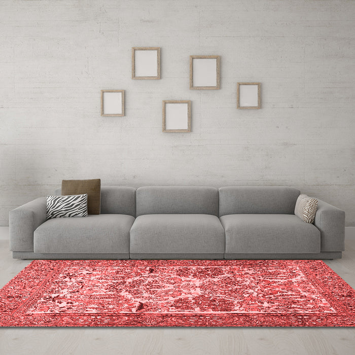 Traditional Red Washable Rugs