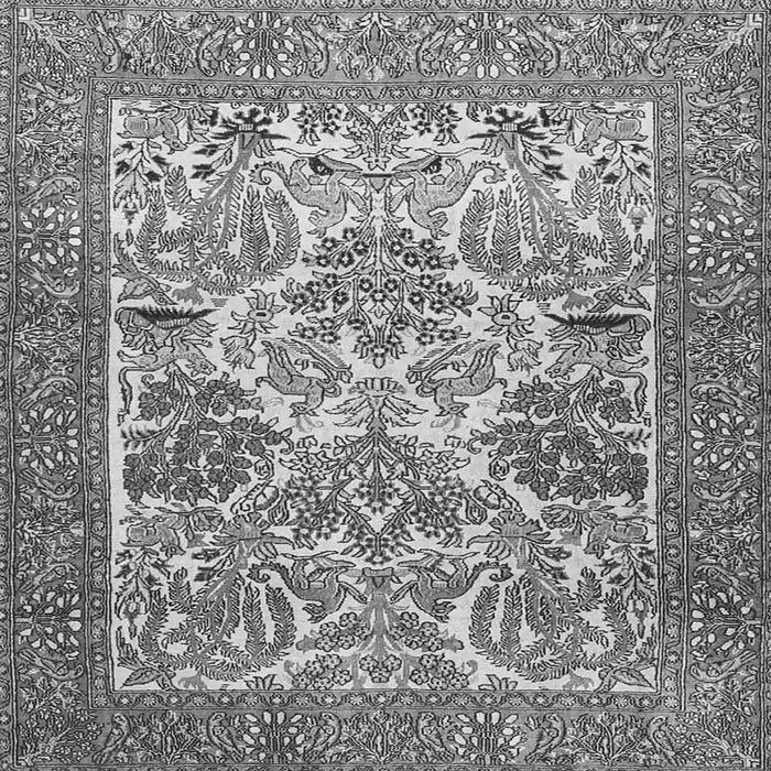 Serging Thickness of Animal Gray Traditional Rug, tr4232gry