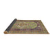 Sideview of Traditional Sienna Brown Persian Rug, tr4233