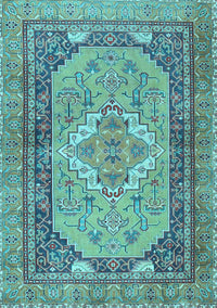 Persian Light Blue Traditional Rug, tr4233lblu