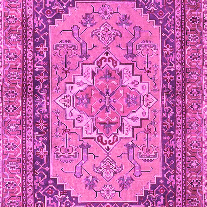 Machine Washable Persian Pink Traditional Rug, wshtr4233pnk