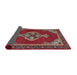 Sideview of Traditional Dark Almond Brown Persian Rug, tr4234