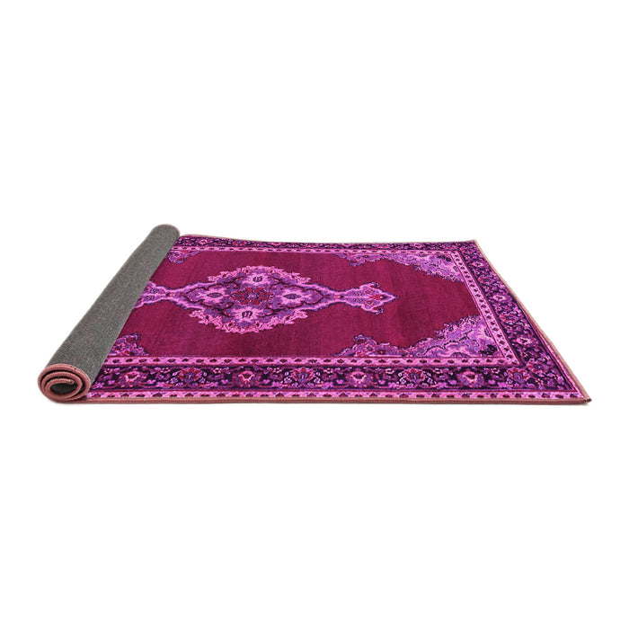 Sideview of Persian Pink Traditional Rug, tr4234pnk