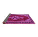 Sideview of Persian Pink Traditional Rug, tr4234pnk