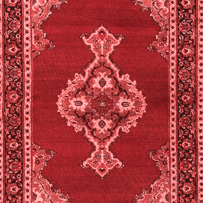 Machine Washable Persian Red Traditional Rug, wshtr4234red