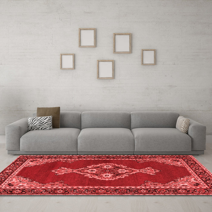 Traditional Red Washable Rugs