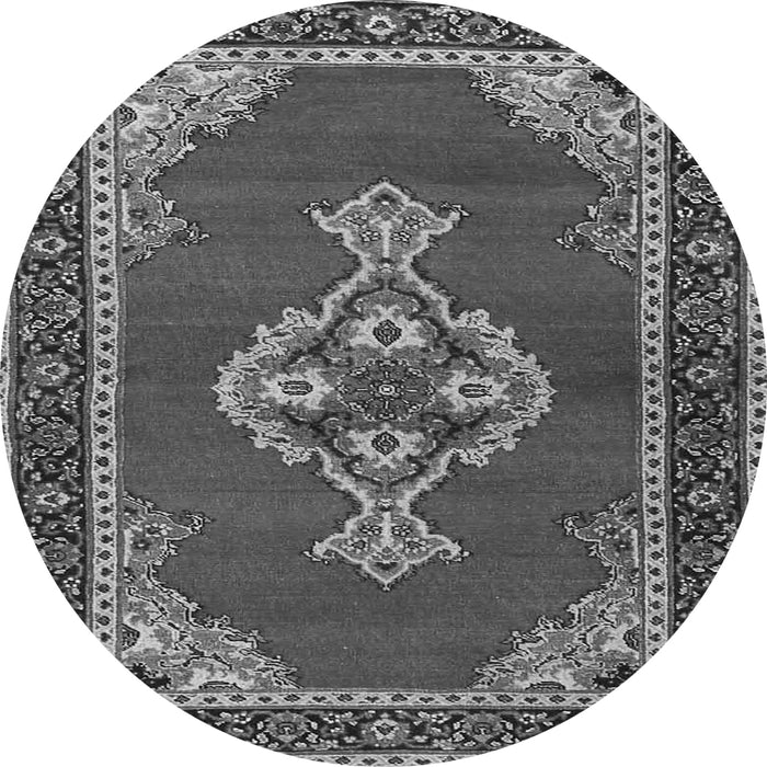 Machine Washable Persian Gray Traditional Rug, wshtr4234gry