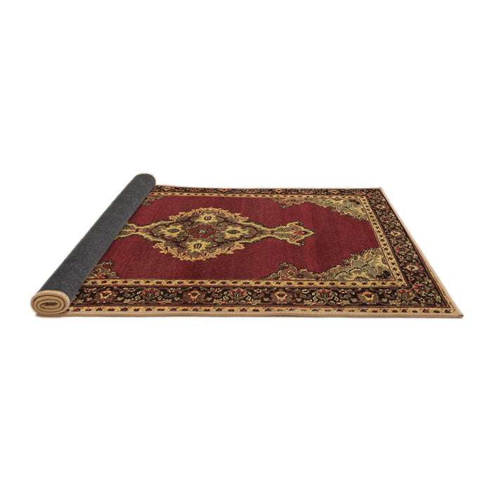 Sideview of Persian Brown Traditional Rug, tr4234brn