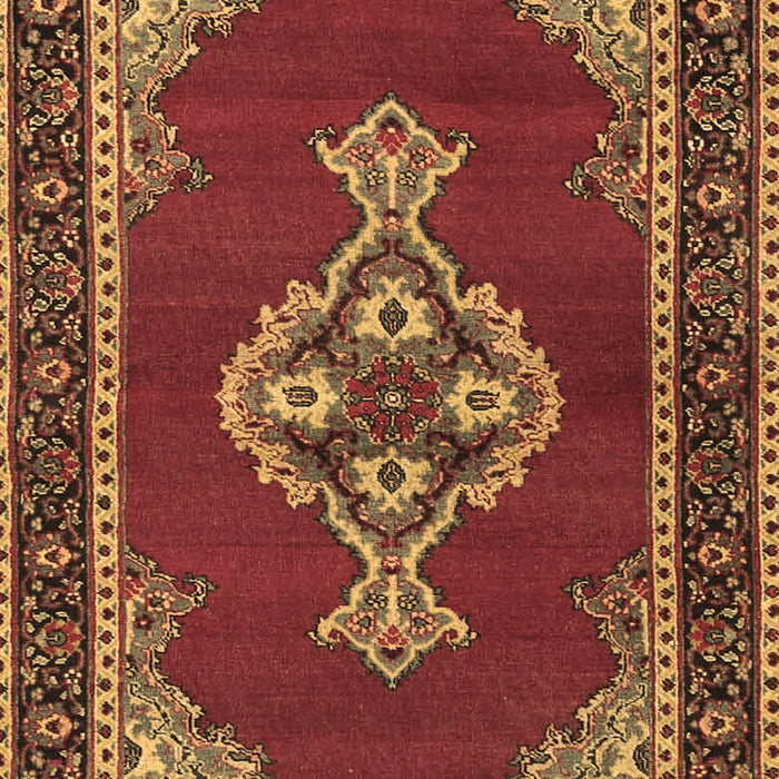Machine Washable Persian Brown Traditional Rug, wshtr4234brn