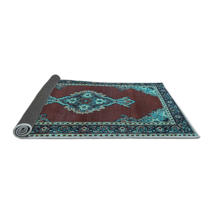 Sideview of Persian Light Blue Traditional Rug, tr4234lblu