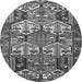 Square Persian Gray Traditional Rug, tr4235gry