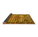 Sideview of Persian Yellow Traditional Rug, tr4235yw