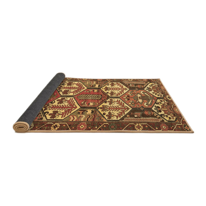 Sideview of Persian Brown Traditional Rug, tr4235brn