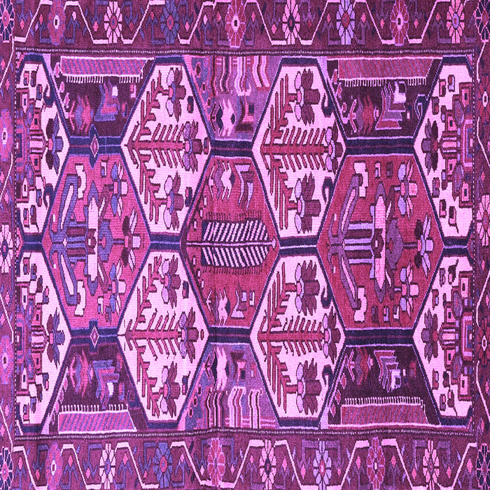 Square Persian Purple Traditional Rug, tr4235pur
