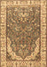 Machine Washable Animal Brown Traditional Rug, wshtr4236brn