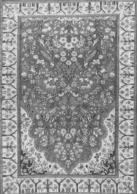 Animal Gray Traditional Rug, tr4236gry