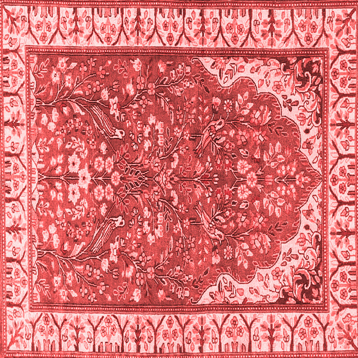 Animal Red Traditional Rug, tr4236red
