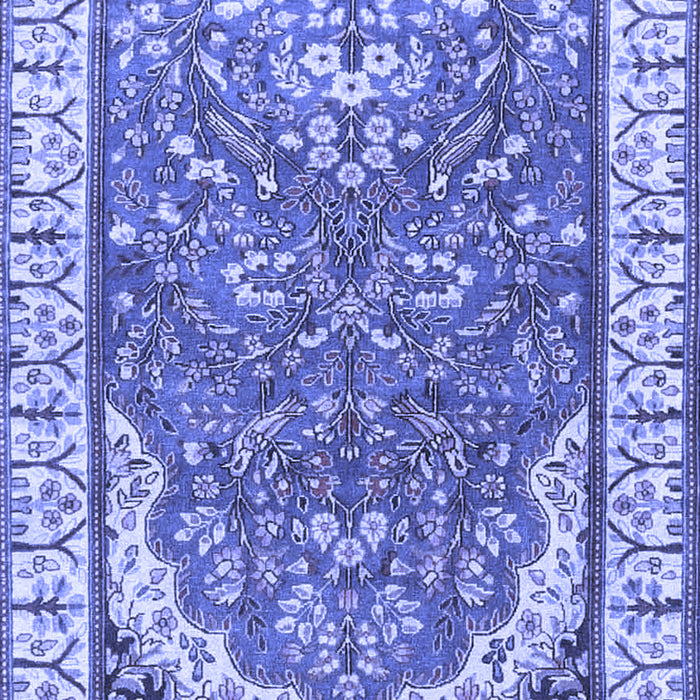 Animal Blue Traditional Rug, tr4236blu