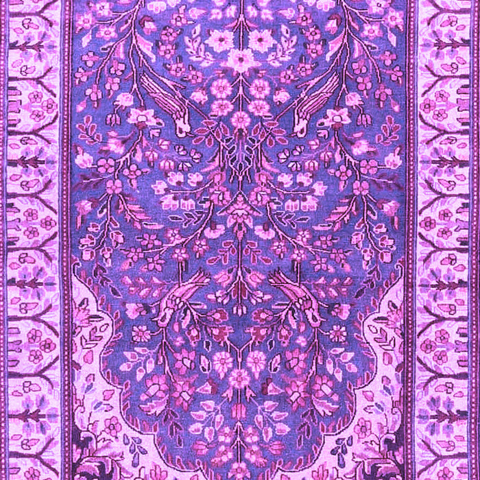 Animal Purple Traditional Rug, tr4236pur