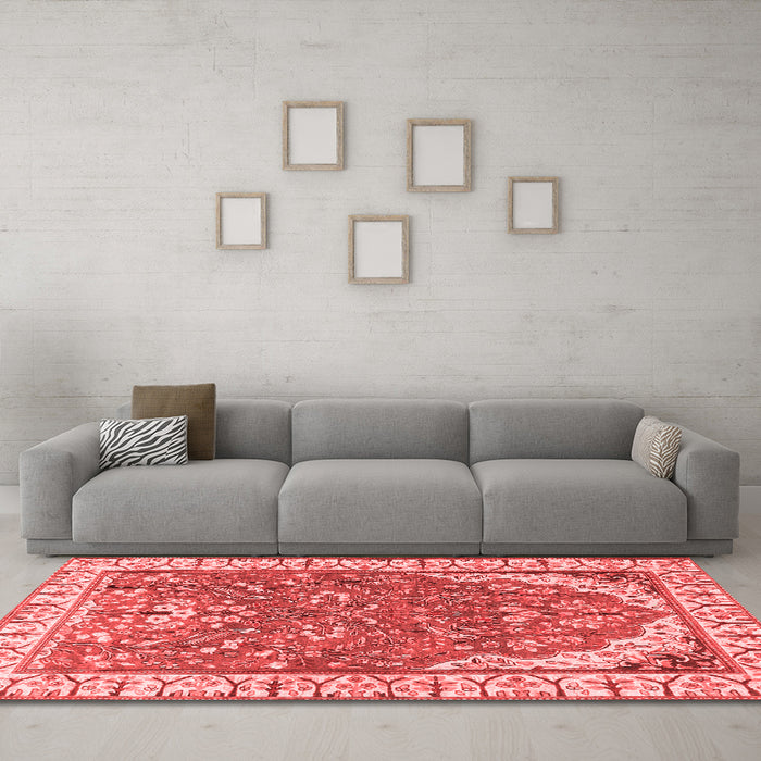 Traditional Red Washable Rugs