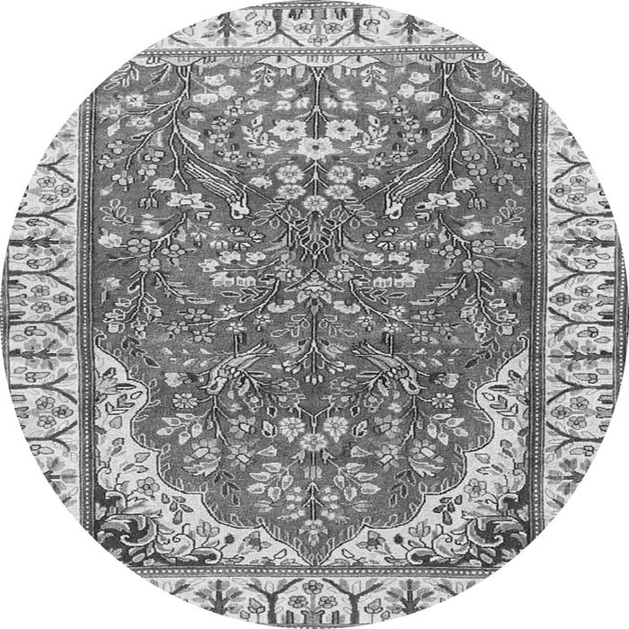 Machine Washable Animal Gray Traditional Rug, wshtr4236gry