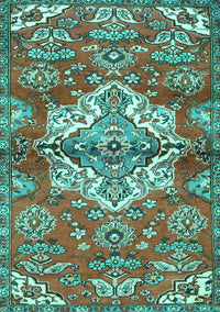 Persian Turquoise Traditional Rug, tr4237turq