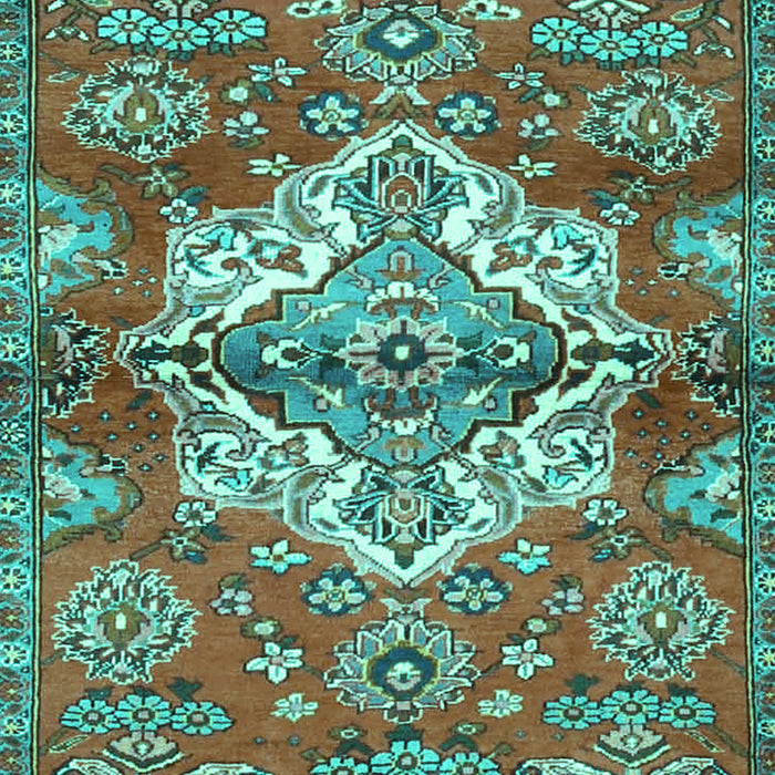 Persian Turquoise Traditional Rug, tr4237turq