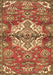 Machine Washable Persian Brown Traditional Rug, wshtr4237brn