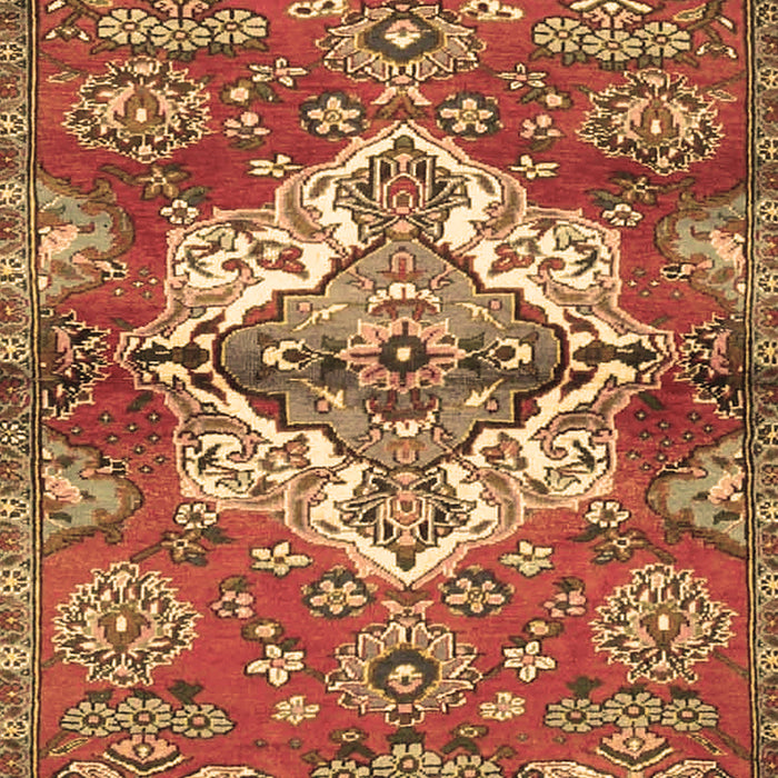 Machine Washable Persian Brown Traditional Rug, wshtr4237brn