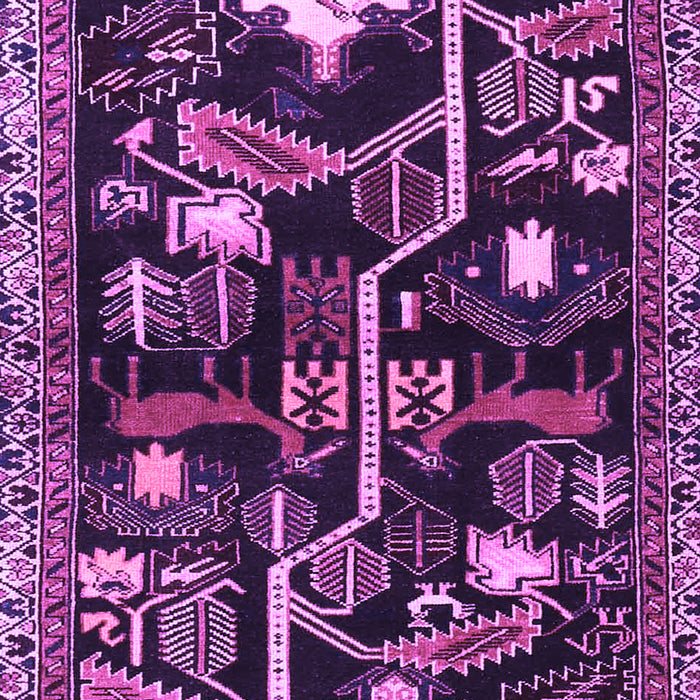 Machine Washable Animal Purple Traditional Area Rugs, wshtr4238pur