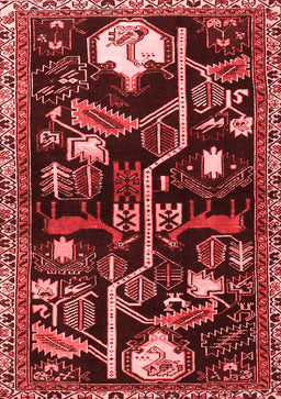 Animal Red Traditional Area Rugs